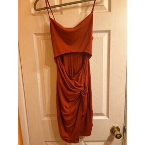 Women's SHEIN Dress, Size S, Rust Orange